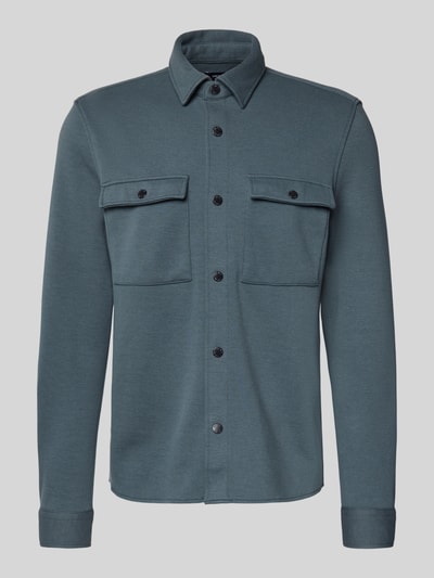 MCNEAL Hemdjacke mit Druckknopfleiste Anthrazit 2