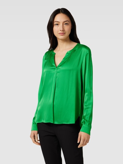 Milano Italy Blouseshirt met V-hals Groen - 4