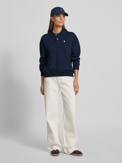 Polo Ralph Lauren Sweatshirt met polokraag Marineblauw - 1