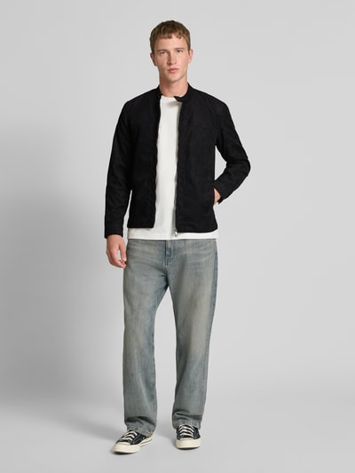 Only & Sons Regular Fit Blouson in Lederoptik Modell 'MIKE' Black 1