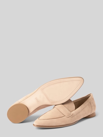 Högl Loafers mit Blockabsatz Taupe 4