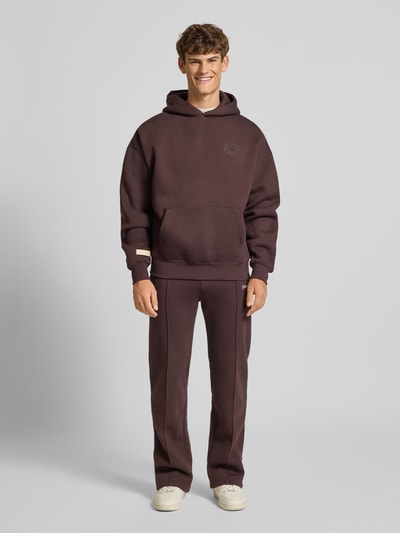 PROHIBITED Hoodie met capuchon Donkerbruin - 1