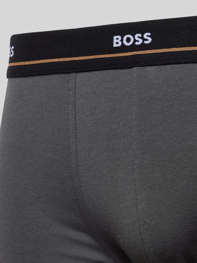 BOSS Boxershorts mit elastischem Label-Bund im 5er-Pack Blau 2