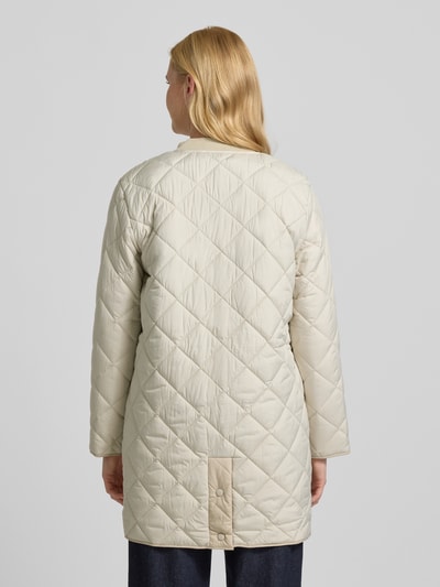 Christian Berg Woman Selection Relaxed Fit Steppmantel mit Stehkragen Kitt 5