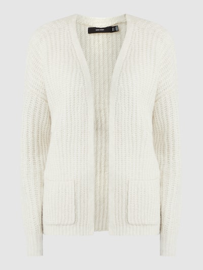 Vero Moda Cardigan mit Rippenstruktur Modell 'Daisy' Offwhite 2