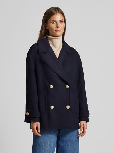 s.Oliver RED LABEL Relaxed Fit Caban Jacke mit Reverskragen Marine 4