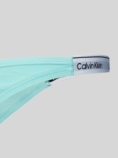 Calvin Klein Underwear String mit elastischem Logo-Bund Aqua 2