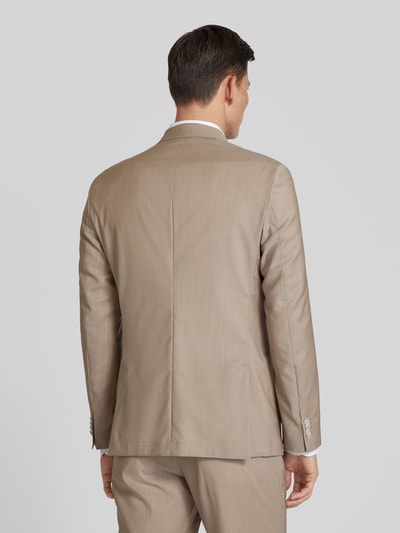 BOSS Colbert met reverskraag, model 'Huge' Beige - 5