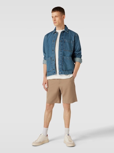 Minimum Jeansjack met steekzakken, model 'Fate' Jeansblauw - 1
