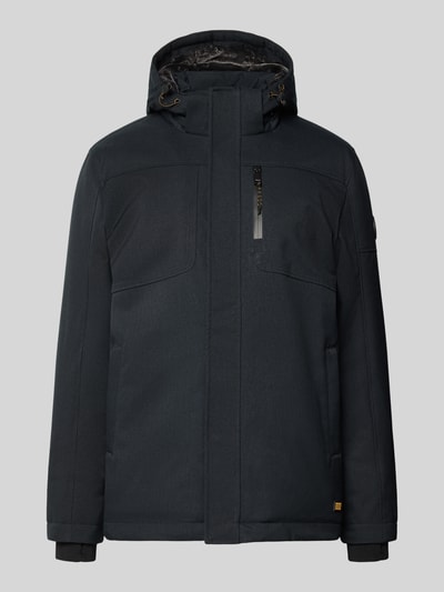 CARS JEANS Kurtka z kapturem model ‘ROCKO’ Antracytowy 2