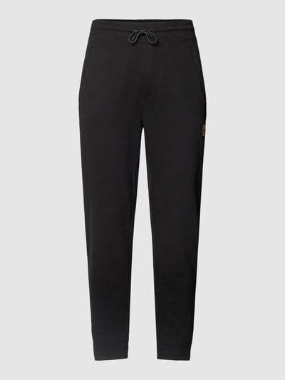 HUGO Sweatpants mit Label-Patch Modell 'Doak' Schwarz 2