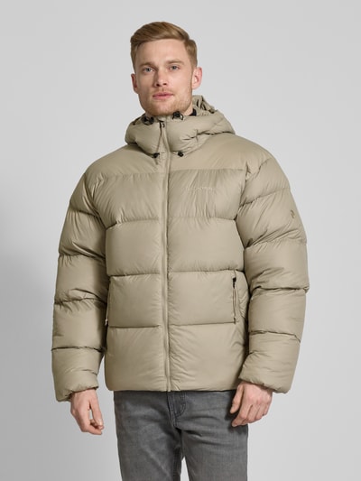 PEAK PERFORMANCE Oversized Steppjacke mit Label-Stitching Modell 'Frost' Beige 4