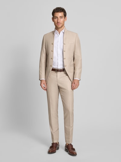 WILVORST Anzughose mit Bügelfalte und Eingrifftaschen Beige 1