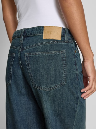 WEEKDAY Low Waist Jeans aus reiner Baumwolle Hellblau 3