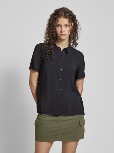 Marc O'Polo Denim Bluse mit durchgehender Knopfleiste Black 4