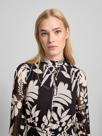 Forever New Avondjurk met opstaande kraag, model 'Annabel' Zwart - 3