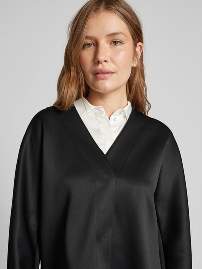 MaxMara Leisure Blazer mit V-Ausschnitt Modell 'CANOSSA' Black 3