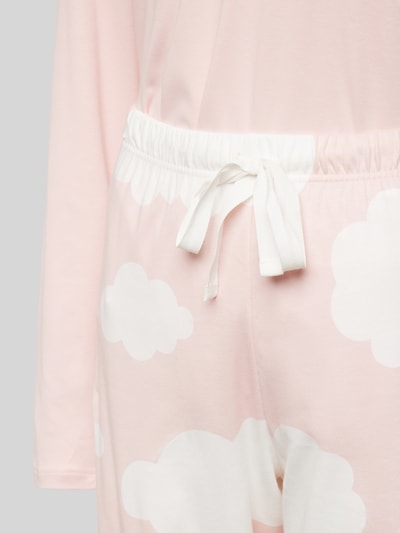 Mey Pyjama met extra brede schouders Roze - 2