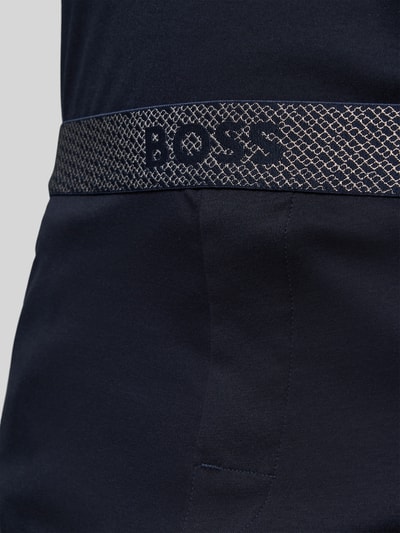 BOSS Comfort Fit Pyjama aus reiner Baumwolle Dunkelblau 2