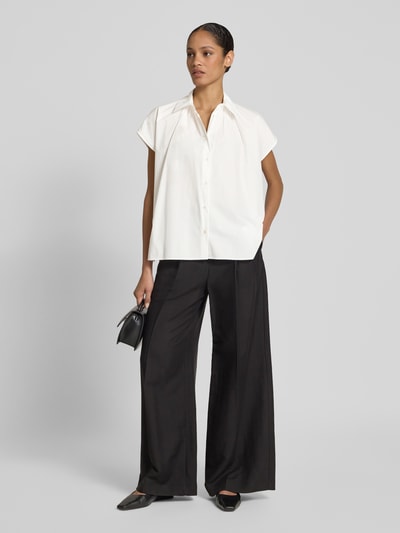 Weekend Max Mara Regular fit blouse met kapmouwen, model 'VALLO' Wit - 1