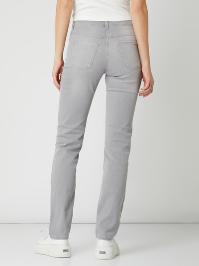 MAC Straight Fit Jeans mit Stretch-Anteil Modell 'Dream' Hellgrau 5