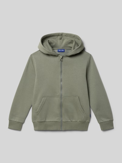ONLY & SONS Regular fit sweatjack van katoenmix model 'CERCES' Olijfgroen - 1