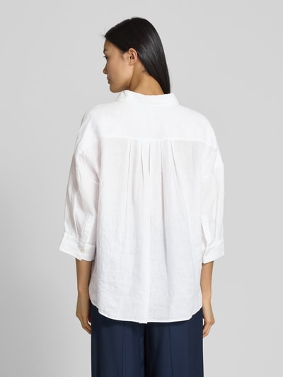 Tommy Hilfiger Relaxed Fit Bluse aus reinem Leinen Weiss 5