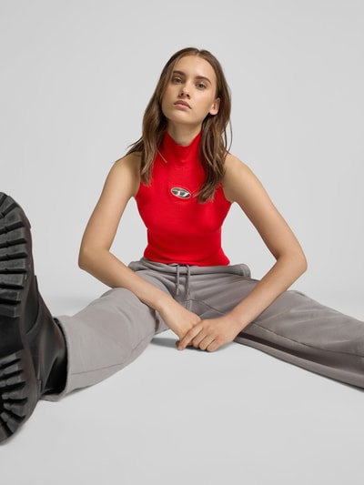 Diesel Tanktop mit Label-Detail Rot 3