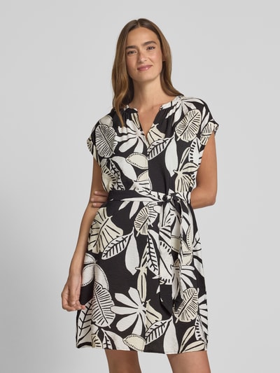 s.Oliver RED LABEL Relaxed Fit Minikleid aus Viskose-Mix Black 4