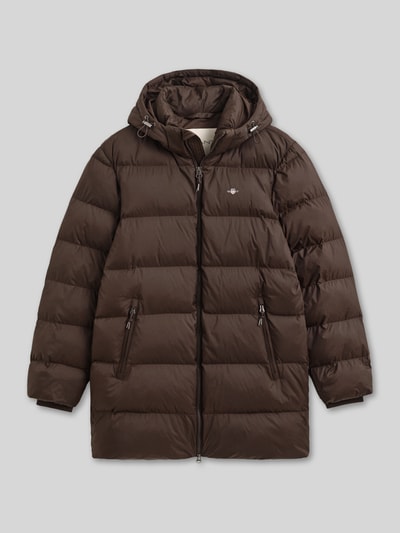 GANT Regular Fit Jacke aus Polyester mit abnehmbarer Kapuze Dunkelbraun 2