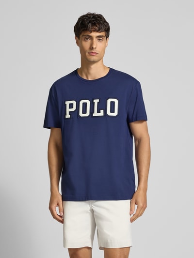 Polo Ralph Lauren Classic Fit T-Shirt mit Label-Stitching Marine 4