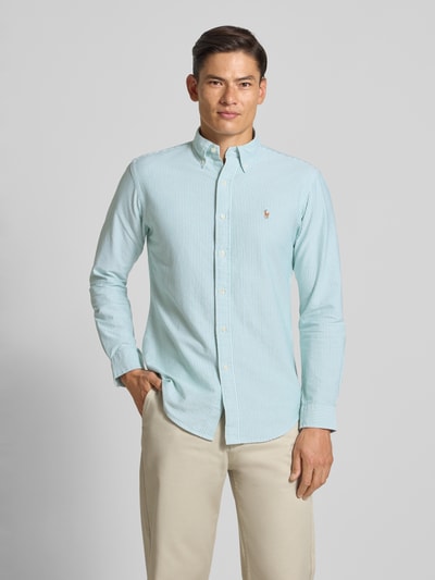 Polo Ralph Lauren Custom fit vrijetijdsoverhemd met button-downkraag Lichtgroen - 4