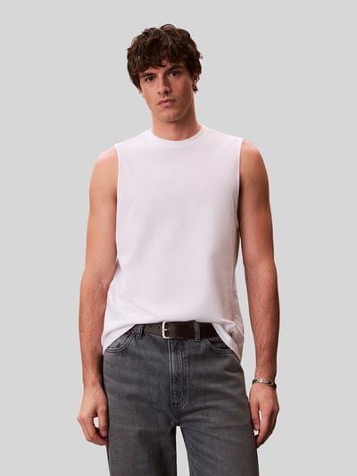 Calvin Klein Jeans relaxed fit tanktop van puur katoen Wit - 4