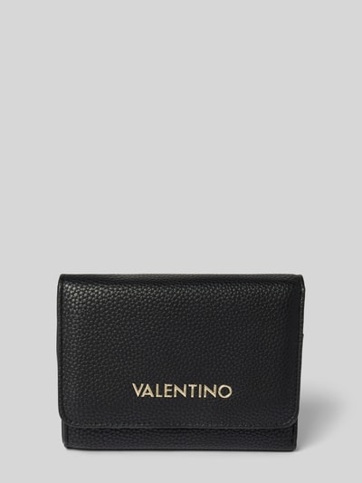 VALENTINO BAGS Portemonnaie mit Label-Applikation Modell 'BRIXTON' Black 1