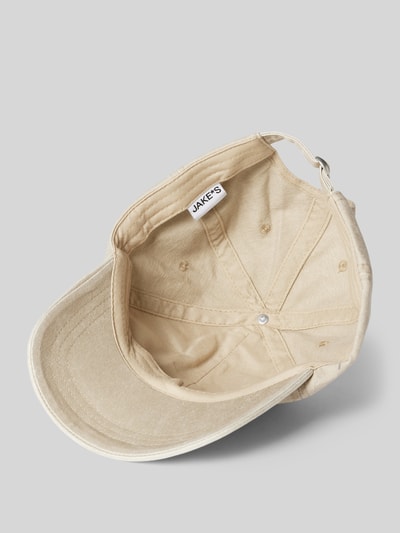 Jake*s Casual Basecap mit Label-Stitching Sand 2