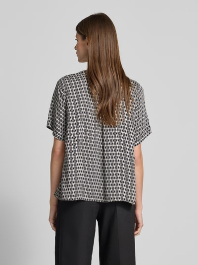 Smith and Soul Blusenshirt aus Viskose mit 1/2-Arm und V-Ausschnitt Black 5