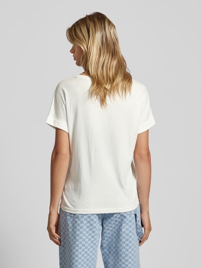 Marc O'Polo Denim T-shirt met labeldetail Offwhite - 5