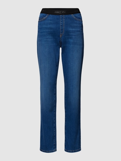 Marc Cain Jeans met elastische band, model 'SIENA' in blauw online ...