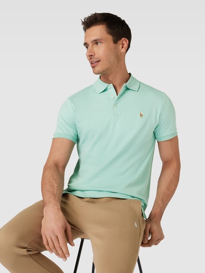 Polo Ralph Lauren Regular fit poloshirt met logostitching Turquoise - 3