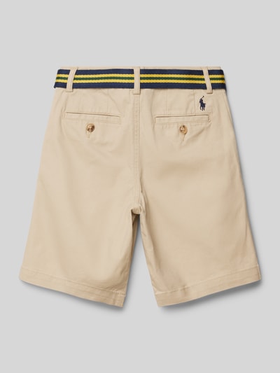 Polo Ralph Lauren Teens Bermudas mit Stoffgürtel Camel 3