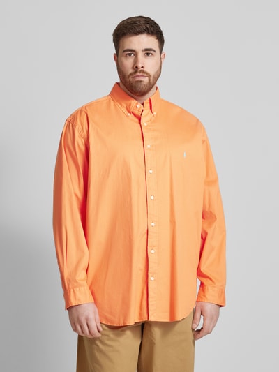 Polo Ralph Lauren Big & Tall PLUS SIZE Freizeithemd mit Button-Down-Kragen Orange 4