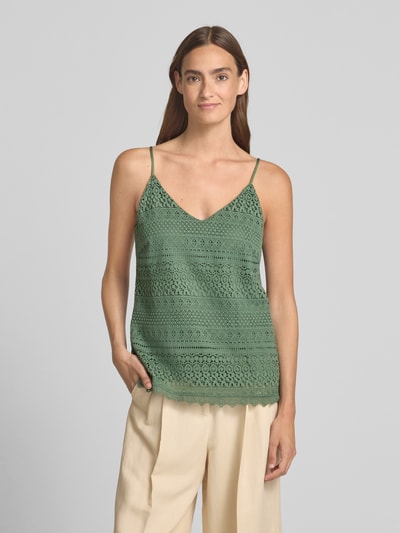 Vero Moda Relaxed Fit Trägertop aus Baumwoll-Mix Modell 'HONEY' Lind 4