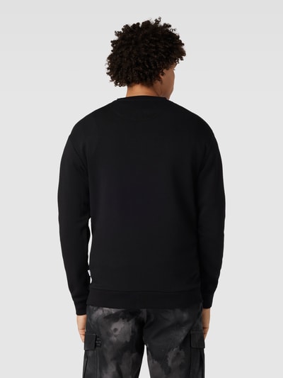 Jack & Jones Sweatshirt met ronde hals, model 'BRADLEY' Zwart - 5