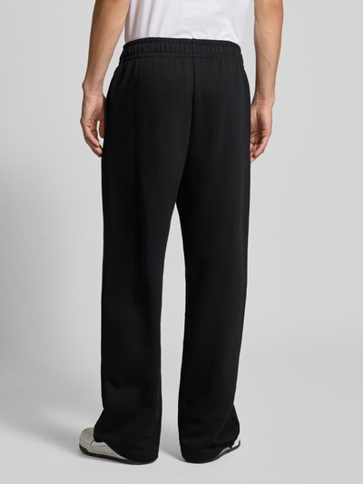KARL KANI Straight Leg Sweatpants mit Label-Stitching Black 5