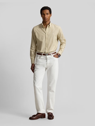 Polo Ralph Lauren Koszula casualowa o kroju regular fit z czystej bawełny Beżowy 1