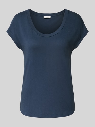 Marc O'Polo Regular Fit T-Shirt aus reiner Baumwolle Dunkelblau 2