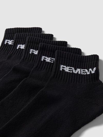 Review Socken mit Label-Print im 5er-Pack Black 2