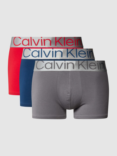 Calvin Klein Underwear Trunks mit Label-Schriftzug Mittelgrau 2