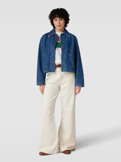 Polo Ralph Lauren Jeansjacke mit Umlegekragen Jeansblau 1