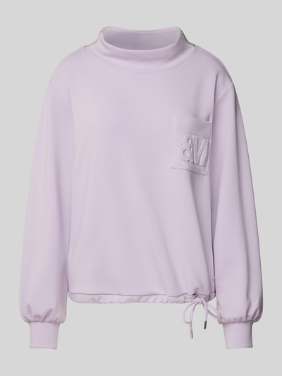 monari Sweatshirt met opstaande kraag Lila - 1